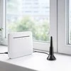 Qoltec Antena 4G LTE su podstawą magnetyczną | 5dBi | wewnętrzna | dookólna | 600-2700 MHz | SMA | 3m