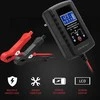 Qoltec automatinis kroviklis AGM GEL STD 6V/12V akumuliatoriui | 2A | Lygintuvas su remonto funkcija ir LED ekranu
