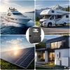 Qoltec Balanser napięcia 24V do akumulatorów 2 x 12V | 5A | AGM GEL LiFePO4 | LCD