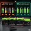 Qoltec Balanser napięcia 48V do akumulatorów 4 x 12V | 10A | AGM GEL LiFePO4 | LED