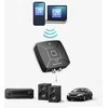 Roxtone Qoltec Bezprzewodowy transmiter odbiornik Audio HiFi Home&amp;Car| Bluetooth 6.0 | NFC | 2 x RCA | 1 x AUX MiniJack 3.5mm| Mikrofonas