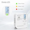 Qoltec Certyfikowany belaidis Czujnik tlenku węgla (czadu) su baterią | detektor CO | TUYA | Wi-fi | żywotność sensora 10 lat | alarm 85dB | LED