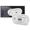 Qoltec Certyfikowany belaidis Czujnik tlenku węgla (czadu) | detektor CO | żywotność sensora 10 lat | alarm 85dB | LCD | Diody LED