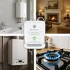 Qoltec 52654 2in1 natural gas and carbon monoxide (CO) leak detector | CH4 | CO | NG | Tuya | Wi-Fi | 85dB alarm | LED
