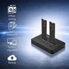 Qoltec Doko stotelė dysków SSD M.2 NVMe| PCIe | USB-C | 20Gb/s | DUAL 2 x 8TB | klonowanie offline