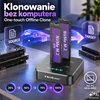 Qoltec Doko stotelė dysków SSD M.2 NVMe | PCIe | DUAL 2 x 8TB | USB-C 3.2 | 10Gb/s | klonowanie offline