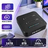 Qoltec Doko stotelė dysków SSD M.2 NVMe | PCIe | DUAL 2 x 8TB | USB-C 3.2 | 10Gb/s | klonowanie offline