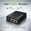 Šakotuvas Qoltec Dwukierunkowy Media Konwerter SWITCH Ethernet 2x RJ45 2x SFP| 1000Mb/s | 5V