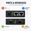 Šakotuvas Qoltec Dwukierunkowy Media Konwerter SWITCH Ethernet 2x RJ45 2x SFP| 1000Mb/s | 5V