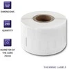 QOLTEC 50754 Labels for DYMO LW-99012 / S0722400 / 36 x 89 mm / 260 pieces