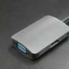 Qoltec USB adapteris Type C male / HDMI Female | VGA Moteris