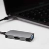 Qoltec USB adapteris Type C male / HDMI Female | VGA Moteris