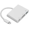 QOLTEC 50426 Qoltec Adapteris USB 3.1 typC Vyriškas / VGA F + USB 3.0 + USB 3.1 typC