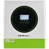 Qoltec 53865 Hibridinis saulės inverteris, neprisijungęs prie tinklo, 3500 W | 100 A | 24 V | MPPT | BMS | „Wi-Fi“ parinktis | Sinusinis | Galios koeficientas 1,0