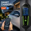 Qoltec Įkroviklis automobiliui elektrycznego EV i hybryd su regulacją 2w1 Typ2 | 7kW | 230V | CEE 32A | Wi-Fi | Tuya | Smart life | LCD | 5m