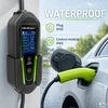 Qoltec Įkroviklis automobiliui elektrycznego EV i hybryd su regulacją 2w1 Typ2 | 3.5kW | 230V | SCHUKO 16A | Wi-Fi | Tuya | Smart life | LCD | 5m