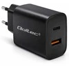 Adapteris Įkroviklis gan power pro 1xusb-c 1xusb 30w 5-20v 1.5-3a juodas Qoltec