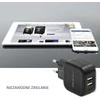 Qoltec Įkroviklis jungiama į tinklą 17W | 5V | 3.4A | 2xUSB + kabelis USB typC