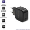 Qoltec 20W USB-C PD įkroviklis 5-12V 1.67-3A juodas