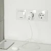 Qoltec 35W GaN| 5-20V | 1.5-3A | 1 x USB-C PD | 1 x USB QC 3.0 | Balta
