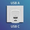 Adapteris Įkroviklis maitinimo 45W gan 5-20V 1.5-3A 1 x usb-c pd usb qc 3.0 baltas Qoltec