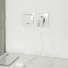 Adapteris Įkroviklis tinklo 65w gan 5-20v 3-3.35a 2 x usb-c pd 1 usb qc 3.0 baltas Qoltec