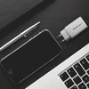 Adapteris Įkroviklis tinklo 65w gan 5-20v 3-3.35a 2 x usb-c pd 1 usb qc 3.0 baltas Qoltec