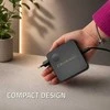 Qoltec 100W GaN Super Fast | USB-C PD | 5-20V | 3-5A | Nešiojamas kompiuteris | MacBook | Išmanusis telefonas | + kabelis 1.8m