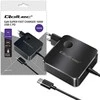 Qoltec 100W GaN Super Fast | USB-C PD | 5-20V | 3-5A | Nešiojamas kompiuteris | MacBook | Išmanusis telefonas | + kabelis 1.8m