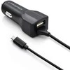 QOLTEC 50143 Automobilinis įkroviklis 12V-24V 5V/3.4A USB + mikro USB