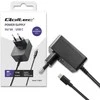 Qoltec Super FAST PD įkroviklis, skirtas Raspberry PI 4 | USB-C | 15W | 5V | 3A | Juoda