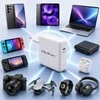Qoltec Įkroviklis Super Fast Power Delivery 96W | USB-C 3.0 | 5-20V | 3-4.8A | Nešiojamas kompiuteris | Mcbook | Išmanusis telefonas