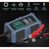 Qoltec Intelektualus mikroprocesorius kroviklis su akumuliatoriaus testeriu ir 12V remonto funkcija | 6A | LCD | AGM LiFePO4 GEL akumuliatoriaus įkroviklis