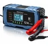 Qoltec Inteligentna mikroprocesorinis kroviklis 12V 12A | Prostownik su funkcija naprawy | AGM GEL LiFePO4 | 9- stopniowe ładowanie