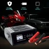 Qoltec Inteligentna mikroprocesorinis kroviklis 12V 24V 25A| Prostownik su funkcija naprawy do akumulatora AGM GEL SLA | LCD