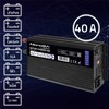 Akumuliatorius QOLTEC 51956 išmanusis „Monolith“ įkroviklis LiFePO4 AGM GEL SLA akumuliatoriams / 40A / 12V