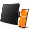 Qoltec Inteligentny 1-kanałowy jungiklis wyłącznik światła | Wi-Fi | Timer | Tuya | Smart life | Juodas