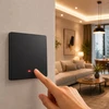 Qoltec Inteligentny 1-kanałowy jungiklis wyłącznik światła | Wi-Fi | Timer | Tuya | Smart life | Juodas