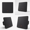 Qoltec Inteligentny 1-kanałowy jungiklis wyłącznik światła | Wi-Fi | Timer | Tuya | Smart life | Juodas