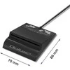 QOLTEC 50636 Intelligent Smart ID lustinių kortelių skaitytuvas SCR0636 USB tipo C