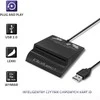 QOLTEC 50636 Intelligent Smart ID lustinių kortelių skaitytuvas SCR0636 USB tipo C