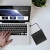 Qoltec išorinis USB 3.0 9,5 mm SATA optinio disko dėklas su integruotu laidu