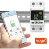 „Qoltec“ vienfazis elektroninis vatmetras | Energijos suvartojimo matuoklis | DIN35 | Nuotolinio valdymo pultas | Matavimų istorija | „Wi-Fi“ | TUYA | Išmanusis gyvenimas