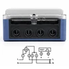 Qoltec Jednofazowy elektroninis licznik prądu | miernik zużycia energii | 230V | 5(60)A | LCD