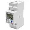 Qoltec 1-fazowy elektroninis licznik | miernik zużycia energii na szynę DIN | Wi-fi | TUYA | 230V | LCD