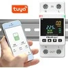 „Qoltec“ vienfazis elektroninis vatmetras | Energijos suvartojimo matuoklis | DIN35 | Nuotolinio valdymo pultas | Matavimų istorija | „Wi-Fi“ | TUYA | Išmanusis gyvenimas