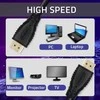 Qoltec Didelės spartos HDMI kabelis su Ethernet A kištuku | Ir patinas | 2 m