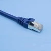 Tinklo laidas Kabelis sujungimo ftp cat6 2 x rj-45 5 m didelės spartos auksinis ekranuotas Qoltec