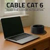 Qoltec Kabelis patchcord sieciowy skrętka utp | cat6 | high speed 1gb/s | lan | 100m | juoda