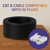 Qoltec Kabelis patchcord sieciowy skrętka utp | cat6 | high speed 1gb/s | lan | 100m | juoda
